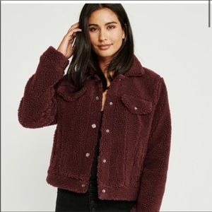 Abercrombie Sherpa Trucker Jacket
